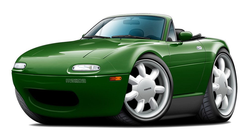 1990-98 Mazda Miata Car Art Print NEW