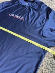 Oneill 50+ UV T-Shirt Mens 3XLT Slim Fit Blue Water Sun Shirt Long Sleeve