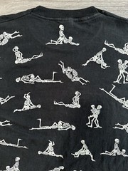 RARE Vintage Fashion Victim Skeleton Made In USA 1990 Men’s XL/L