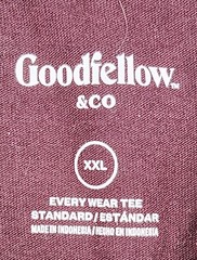 Men’s V Neck T Shirts Size 2XL Maroon “4 Pack” Goodfellow & Co. Short Sleeve
