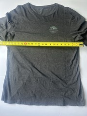 Men’s Travis Mathew Gray Long Sleeve Logo Crewneck T Shirt Size XXL