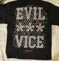 Evil Vice XL Skeleton Graphic Heavyweight Tee