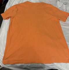 Nautica Men’s Orange Graphic Print Crew Neck Short Sleeve Cotton Jersey Tee XXL
