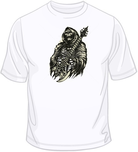 Reaper Dead Guitar T Shirt You Choose Style, Size, Color Up to 4XL 10033