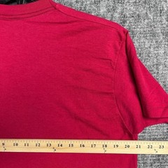Vintage Single Stitch Shirt XL USA 90s Fruit of the Loom Golden Red Blank