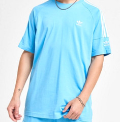 NEW MEN’S ADIDAS ORIGINALS 3-STRIPES LOCK UP TEE SHIRT ~SIZE XL #JE04