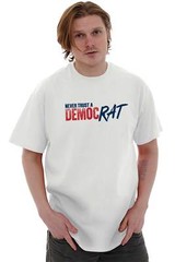 Never Trust A Democrat Rat Political Party Womens or Mens Crewneck T Shirt Tee