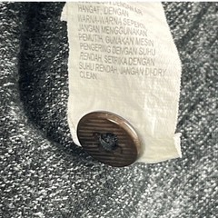 Lucky Brand Henley Shirt Mens L Charcoal Gray Marled Space Dye Long Sleeve