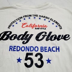 Body Glove Redondo Beach California Surf Style Graphic Long Sleeve Shirt EUC