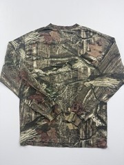Mossy Oak Shirt Mens Medium Camo Long Sleeve Tee Break-Up Infinity Hunting