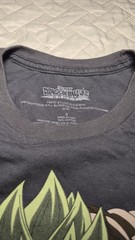 Dragon Ball Super Broly Graphic Print Crew Neck Tee Gray Mens S Cotton Regular