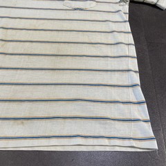 Vintage 60s 70s Montgomery Ward Striped T Shirt XL Distressed Worn Faded Surf