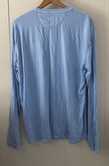 Johnnie-O Men’s Sz Large Brennan 2.0 Long Sleeve T-Shirt Malibu Blue Modal