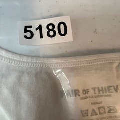Pair Of Thieves Mens Size Medium White Cotton Tank Top Sleeveless