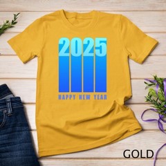 Cool Happy New Year 2025 New Years Eve Unisex T-shirt