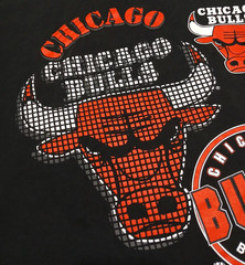 Vintage Chicago Bulls T-Shirt XL Team Rated Boxy Fit Grid Single Stitched 1991