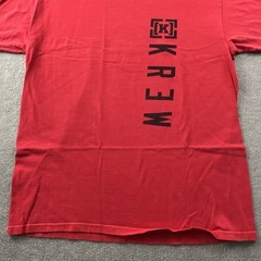 Krew Shirt Adult Large Red Short Sleeve Casual Streetwear Men’s