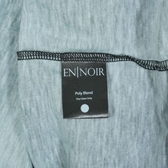 En Noir Mens Abstract Gradient T-Shirt Grey Black Streetwear Made in USA 21×30