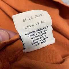 Vintage JNCO Jeans Shirt Pocket T Adult One Size Orange USA Made Mens XL 90s Y2K