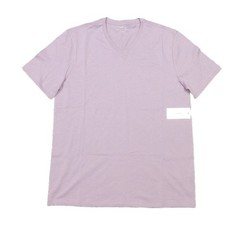 Vince Men’s Vine Light Purple Pima Cotton V-Neck Short Sleeve T-Shirt