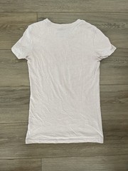 Aéropostale Classic Crew Pink Graphic Logo Butterfly T-Shirt XS Crew Neck