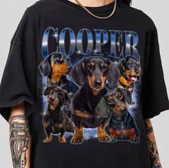 Custom Vintage Bootleg Pet Shirt Personalized Dog Portrait Memorial Gift