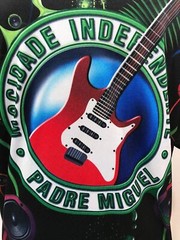 Rock Carnival in Rio Brazil Samba Bicycle Shirt Eu Vou de Mocidade Carnaval XL