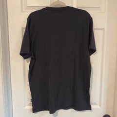 Lucky Brand Mens Black Short Sleeve Crew Neck T-Shirt Size L Lucky You Logo