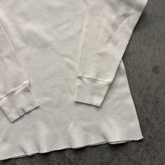 Vintage 1990s Thermal Heavyweight Cotton Thermal Pullover Coldweather Shirt
