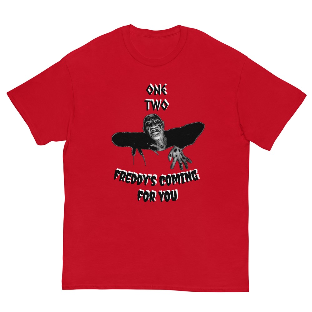 One Two Freddy’s Coming For You T-Shirt | Nightmare on Elm Street Unisex Tee