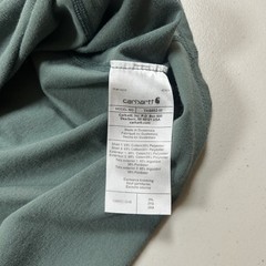 Carhartt Force Green Pocket T Shirt Size 2XL Relaxed Fit Work Wear Short Sleeve