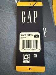 Gap Men’s Comfortable Fit Classic Crew Neck Washed Pocket T-Shirt NWT Size M