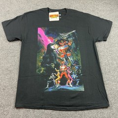 Godzilla Vs. Mighty Morphin Power Rangers Graphic T-Shirt Adult Size 3X-Large