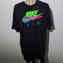 Nike Air The Nike Tee XL Black Crew Neck Short Sleeve Logo Graphic T-Shirt