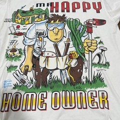 Signal Sports Size M 1995 Vintage Happy Homeowner Funny T Shirt