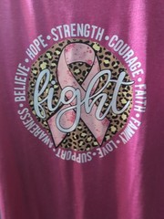 Fight Breast Cancer Shirt, Pink Cancer Ribbon Shirt, Leopard Breast Cancer Tee