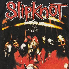 Vintage Slipknot Shirt Large Y2K Long Sleeve Tour Concert Nu Metal Rock Band Tee