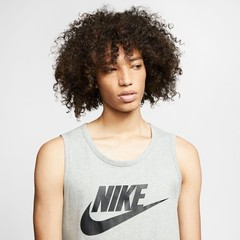 Nike Men’s Sportswear Tank, Dark Grey Heather/Black, Small – Dark Grey Heather/B