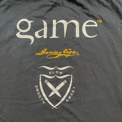 Vintage 90s GAME Garcia y Vega Cigar Shirt 2XL 26×30 Black
