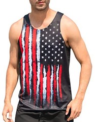 American Patriotic 3D Tank Top Mens Womens Unisex