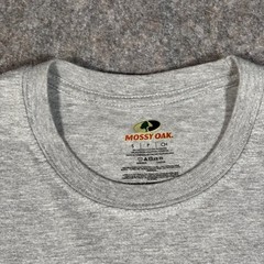 Mossy Oak Graphic T-Shirt Mens S Grey Break-Up Country Hunting Buck deer hunt