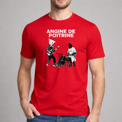 Music Shirt Funny Sarcastic Angine De Poitrine Live Art Graphic Men Boys Kids