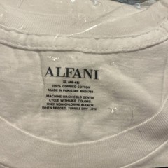 ALFANI Shirt Mens XL White 3 Pack Crewneck T-Shirt 100% Cotton Crew Tee