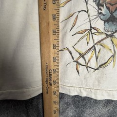 Vintage Siberian Tiger Mens Shirt Single Stitch Graphic Nature Art Hiker 90s