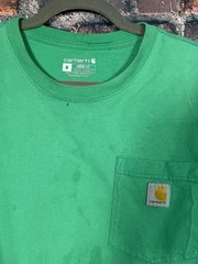 Green Carhartt Work Shirt/ Loose Fit