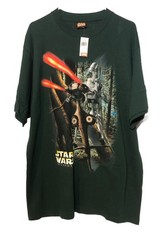 Vintage 1999 NWT! Star Wars Episode I Battle Droid STAP T-Shirt-Sz XL Dark Green