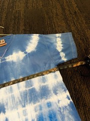 Russell Athletic Pro Cotton Tie Dye T Shirt Blue White Made in USA Size L