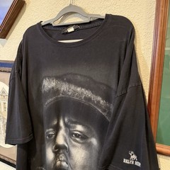 Vintage 00s RARE Brooklyn Mint USA Biggie Smalls Big And Tall Rap Shirt Size 5XL