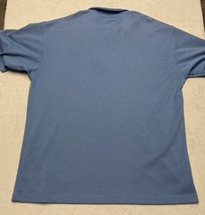 Kani Shirt Mens XL Blue Mesh Sport Jersey 1/4 Zip Logo Hip Hop 90s Retro