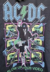 Lot Of 5 AC/DC “Blow up Your Video” Tour Oversize sweatshirts XS, S, M, L, XL